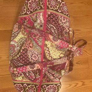 VERA BRADLEY PAISLEY DUFFLE TOTE